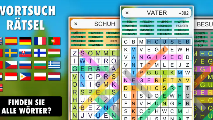 Wortsuchrätsel feature graphic
