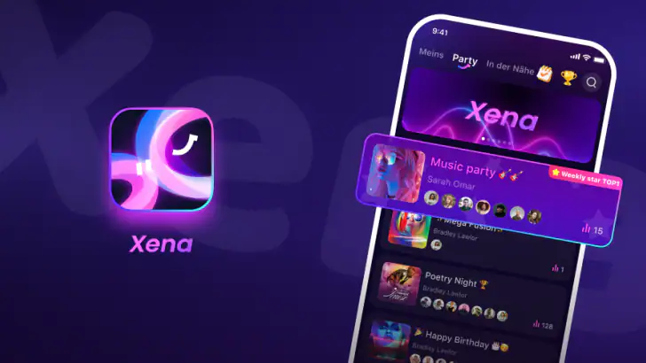 Xena - Group Voice Party feature graphic