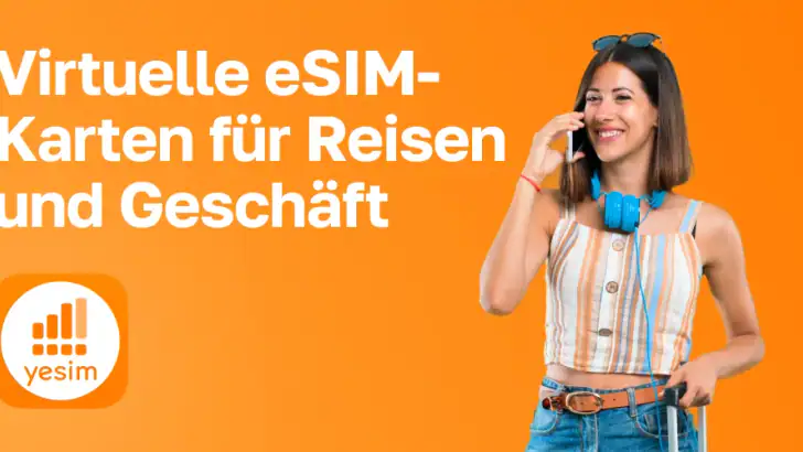 Yesim: eSIM Internet & Daten feature graphic