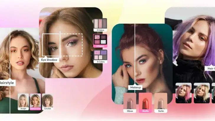 YouCam Makeup: Face Editor feature graphic