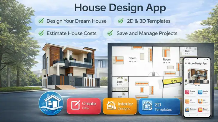 3D House Design & Room Planner feature graphic