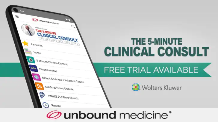 5-Minute Clinical Consult feature graphic
