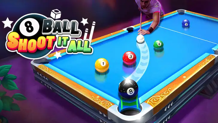 8 Ball Shoot It All - 8 Pool feature graphic