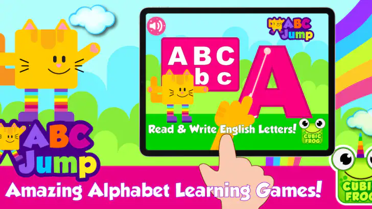 ABC Games for Kids - ABC Jump feature graphic