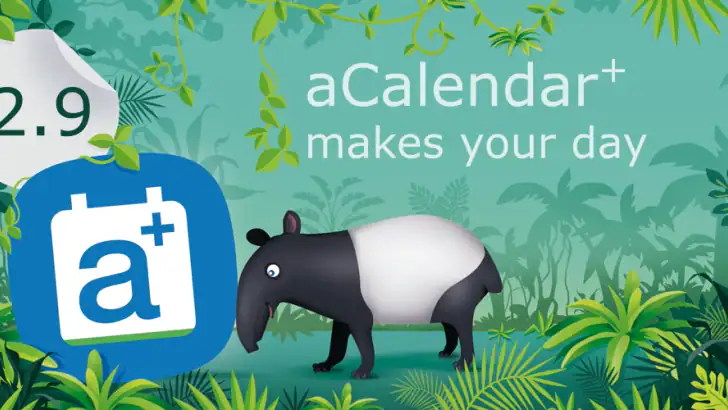 aCalendar+ Calendar & Tasks feature graphic