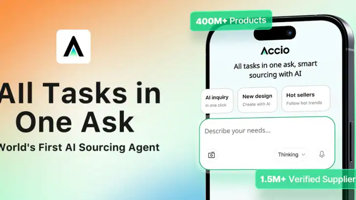 Accio: Alibaba AI Agent feature graphic