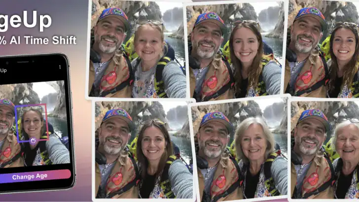 Age Changer - Future Face AI feature graphic