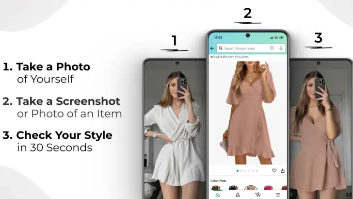 AI Clothes Try-On: DressTry feature graphic
