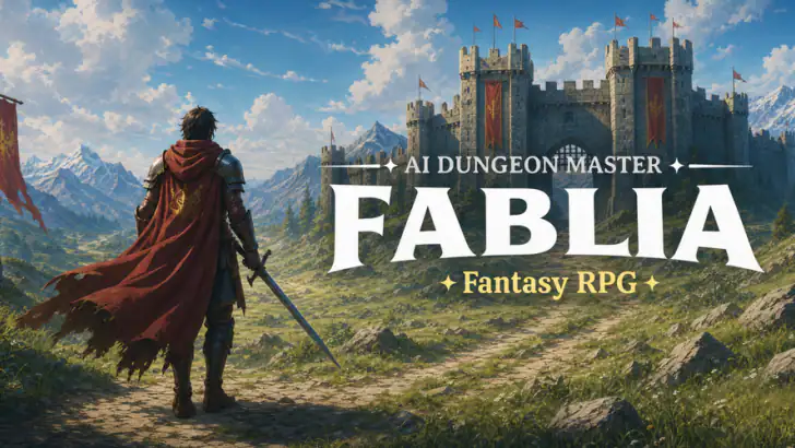 AI Dungeon Master & RPG Fablia feature graphic