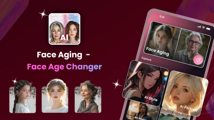 AI Face Aging - Photo Editor feature graphic