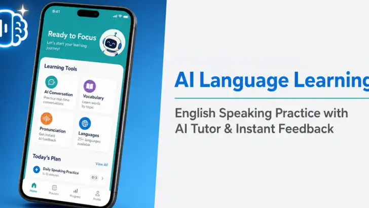 AI Language Learning & Tutor feature graphic