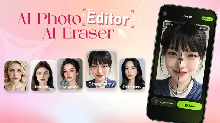 AI Photo Editor - AI Enhancer feature graphic