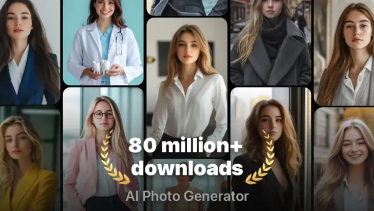 AI Photo Generator, Enhancer feature graphic