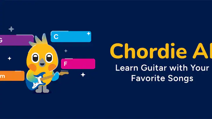 AI Play Guitar Songs · Chordie feature graphic