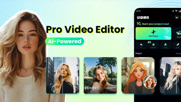 AI Video Editor - Vidma Cut AI feature graphic
