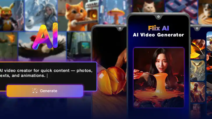 AI Video Generator: Flix AI feature graphic