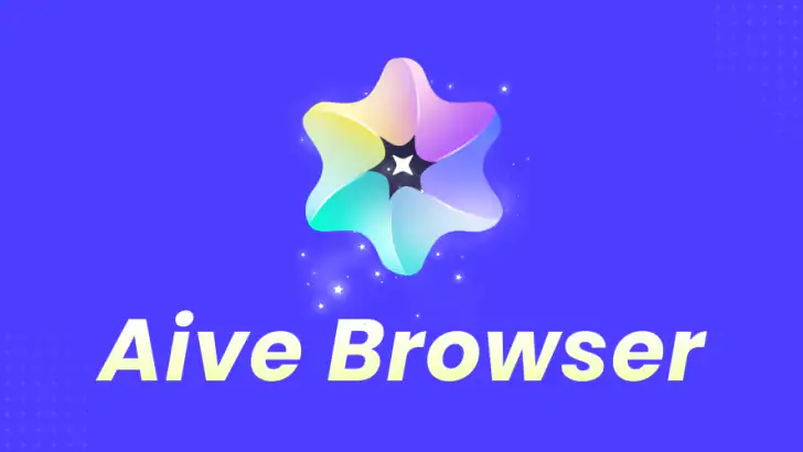 Aive Browser – Smart & Simple feature graphic