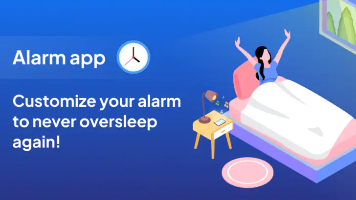 Alarm Clock feature graphic