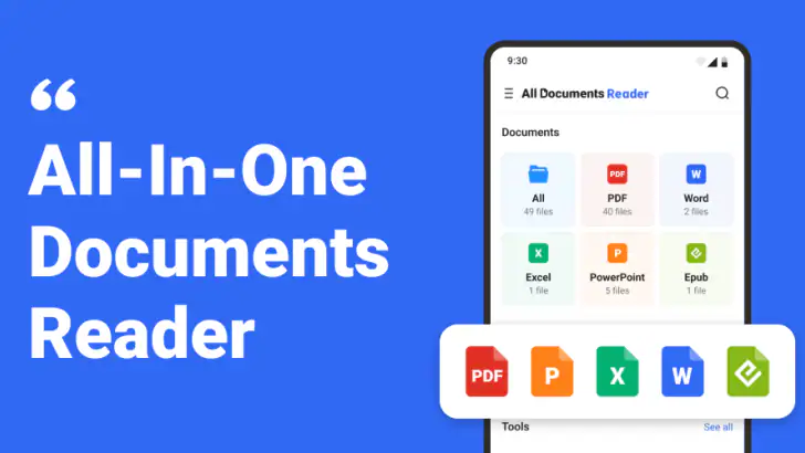 All Document Reader: PDF/Word feature graphic