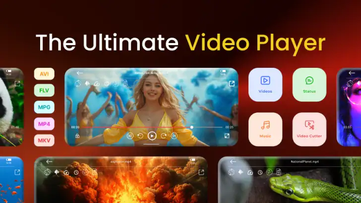All Video Player Media Player feature graphic