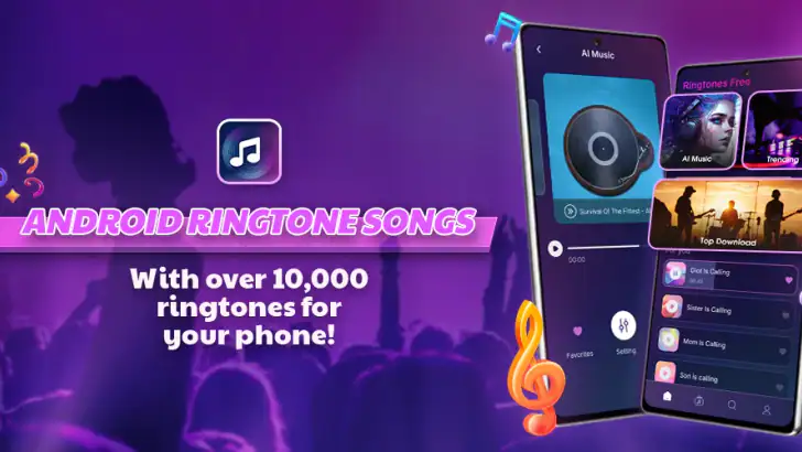 Android Ringtone Songs feature graphic