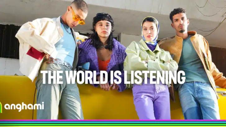 Anghami: Play music & Podcasts feature graphic