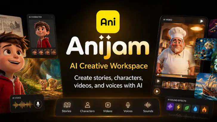 Anijam: AI Video Maker feature graphic