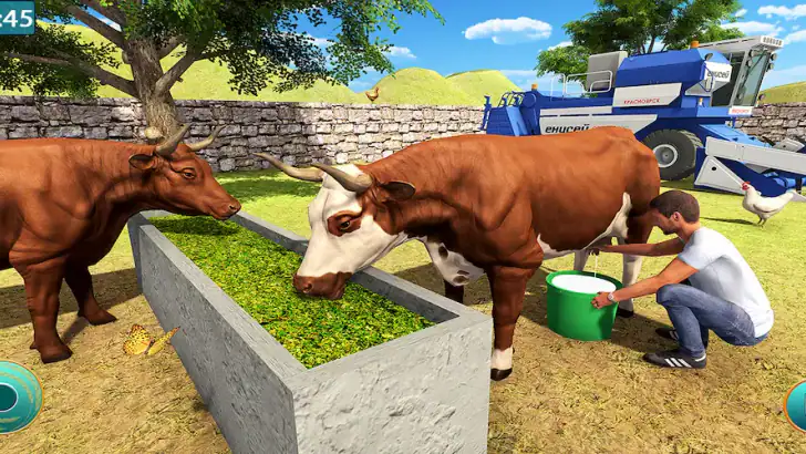 Animal Farm Sim Farming Games feature graphic