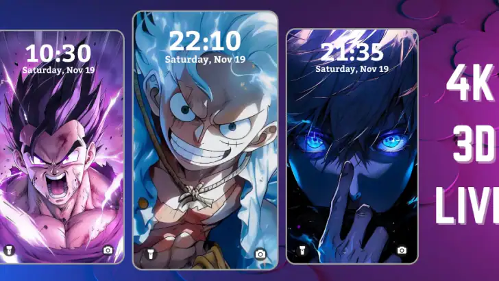 Anime Wallpaper HD & 4k Live feature graphic