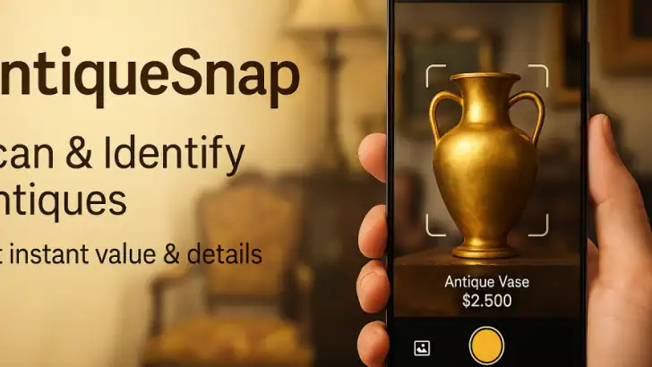 Antique Identifier, Appraisal feature graphic