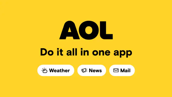 AOL: Email News Weather feature graphic