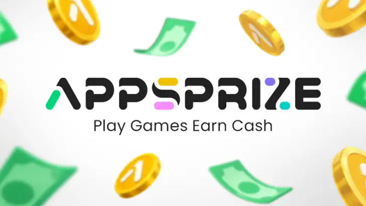 AppsPrize Play Games Earn Cash feature graphic