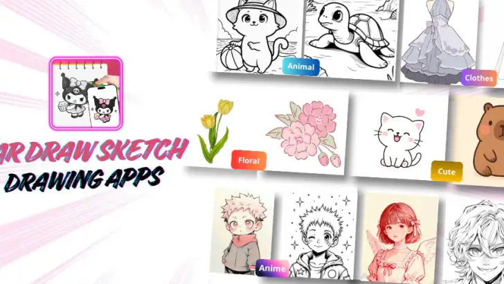 AR Draw Sketch – Drawing Apps feature graphic
