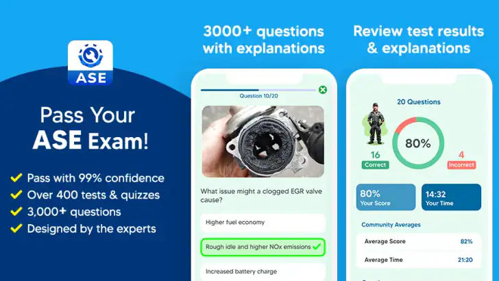 ASE Test Prep: Auto Exam 2026 feature graphic