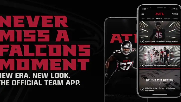 Atlanta Falcons Mobile feature graphic