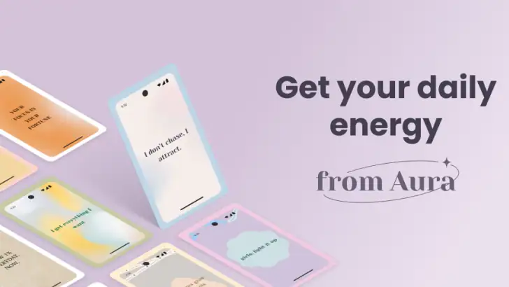 Aura Alarm, Daily Affirmations feature graphic
