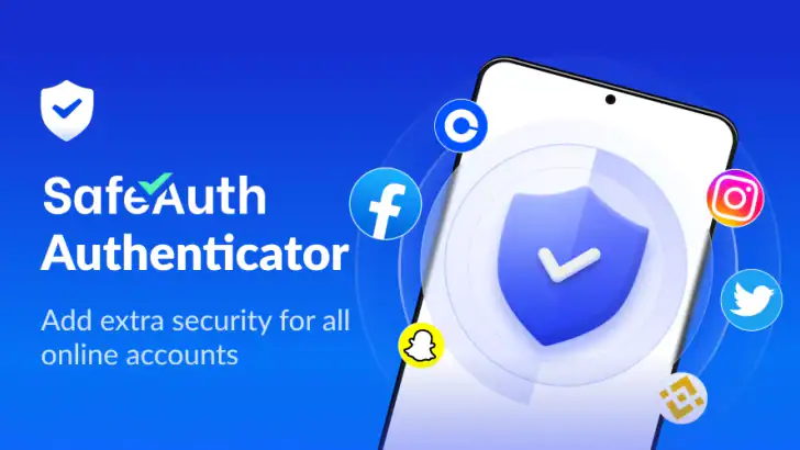 Authenticator App - SafeAuth feature graphic