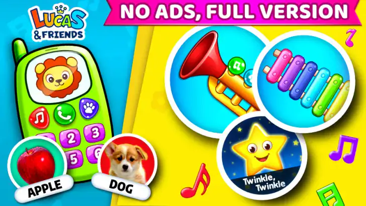 Baby Games: Piano & Baby Phone feature graphic