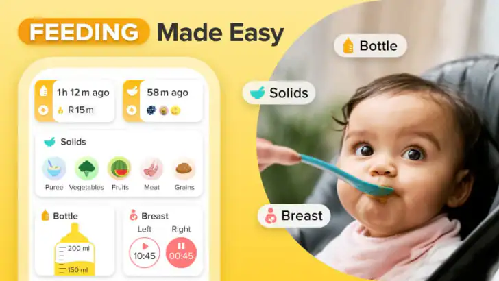Baby Tracker App | Glow feature graphic
