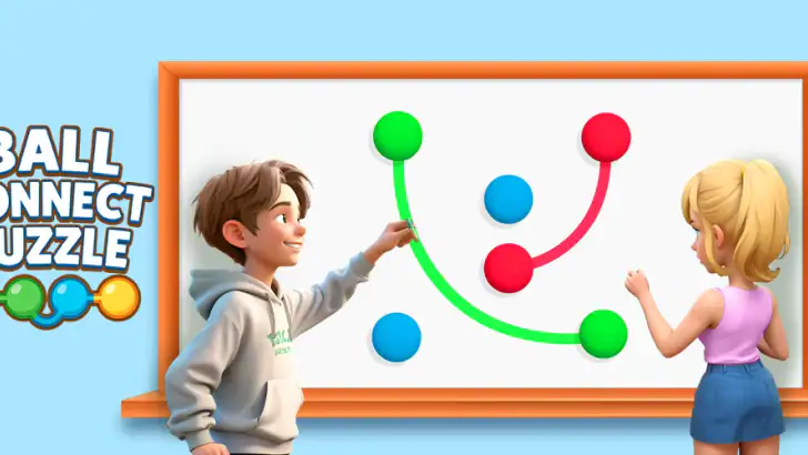 Ball Connect Puzzle: Link Dots feature graphic