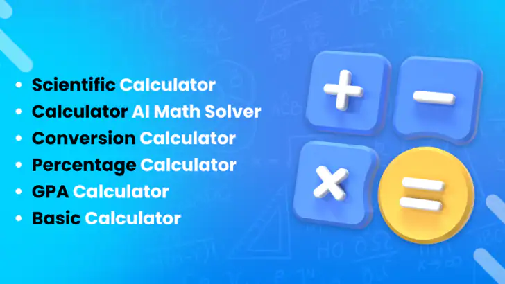 Basic Calculator For Android feature graphic