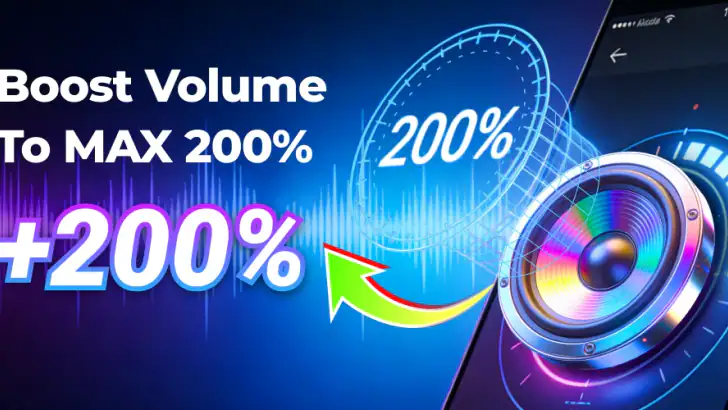 Bass Booster Volume Booster EQ feature graphic