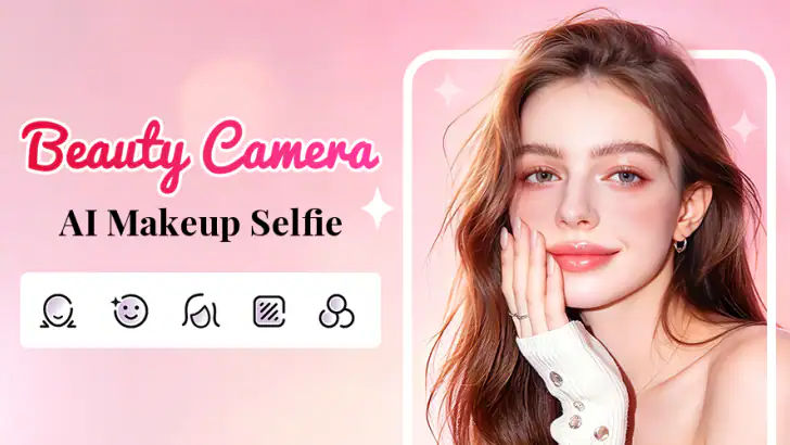 Beauty Camera & Makeup Camera feature graphic