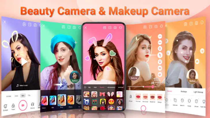 Beauty Camera - Sweet Camera feature graphic