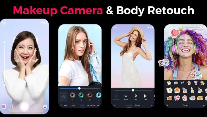Beauty Camera Sweet Makeup App feature graphic