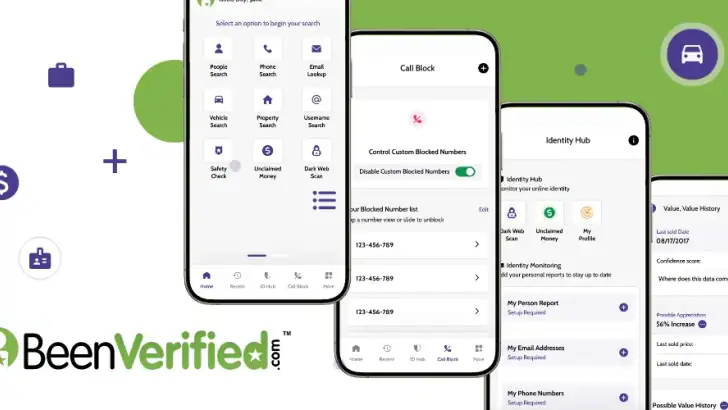 BeenVerified Background Search feature graphic