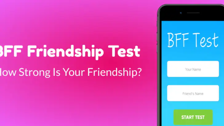BFF Friendship Test feature graphic