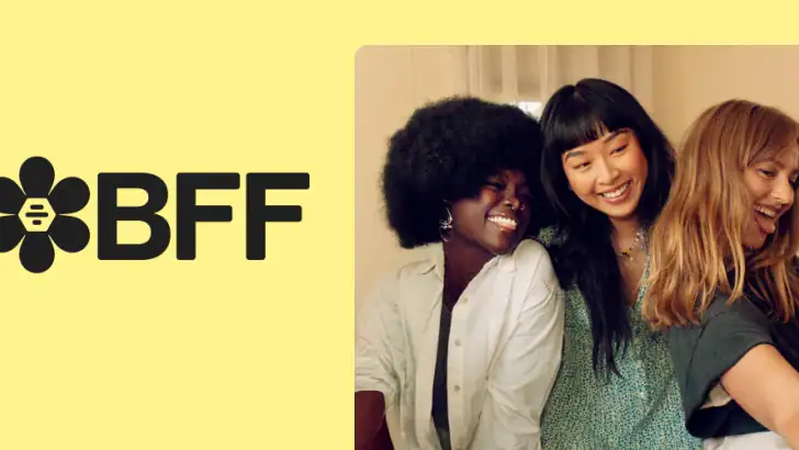 BFF: Make Friends. By Bumble. feature graphic