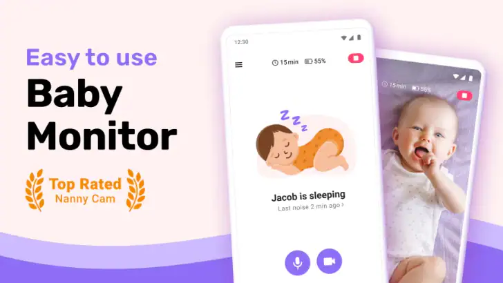Bibino Baby Monitor - Baby Cam feature graphic