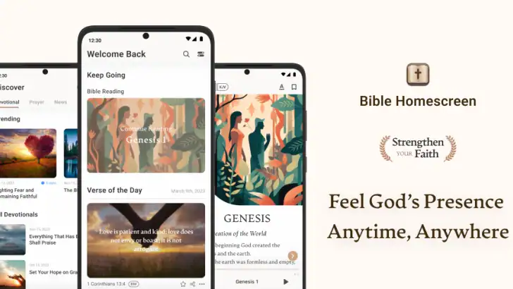 Bible Homescreen - Read Now feature graphic